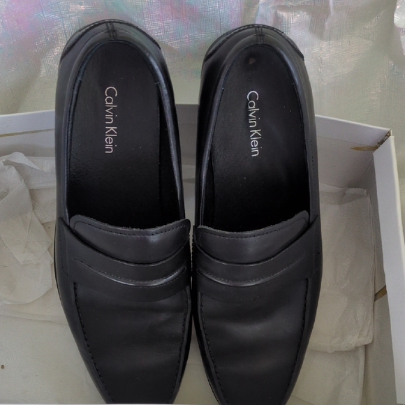 Calvin Klein Other - Calvin Klein Men's Elegant Black Slip-Ons Sz 11 1/2 M
